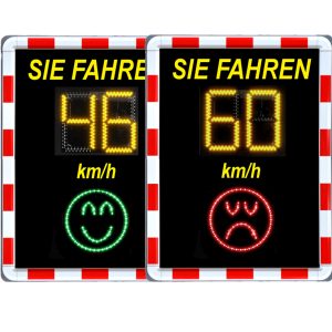 Speeddisplay 70 x 90 cm