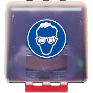 Aufbewahrungsbox SECUBOX MIDI, Symbol Schutzbrille