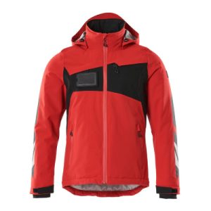 Winterjacke mit CLIMASCOT®, Verkehrsrot/Schwarz