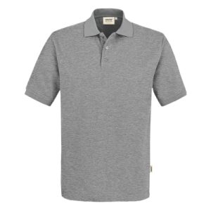 Poloshirt Mikralinar, grau meliert