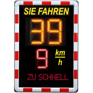 Speeddisplay 70 x 90 cm